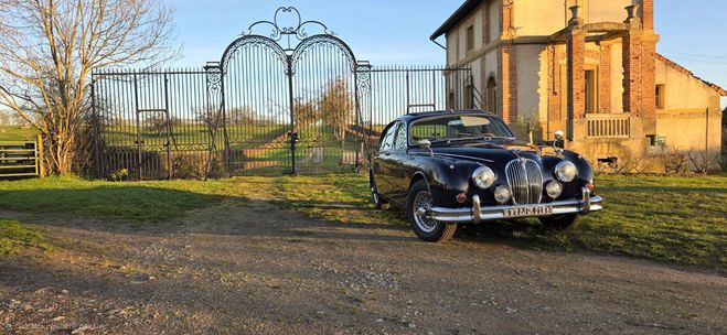 Jaguar MK2 3.8 bleu m�tallis� de 1962