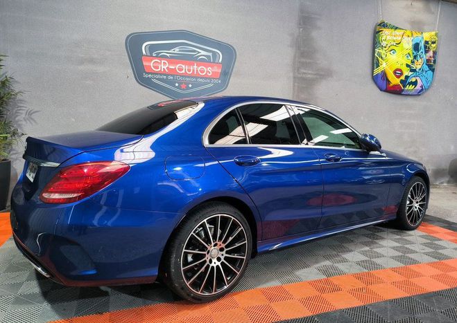 Mercedes Classe C C200d AMG Line 136cv Entretien full Burm Bleu de 2016