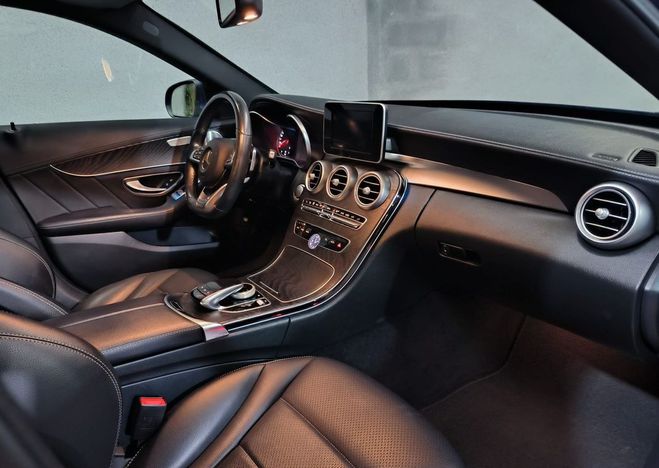 Mercedes Classe C C200d AMG Line 136cv Entretien full Burm Bleu de 2016