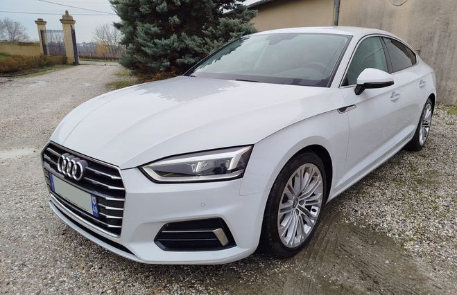 Audi A5 Sportback 2.0 TDI - 16V TURBO Blanc de 2017