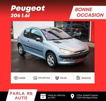  Voir d&eacute;tails -Peugeot 206 1.6i 16V 110ch 1�re main &agrave; Sarreguemines (57)