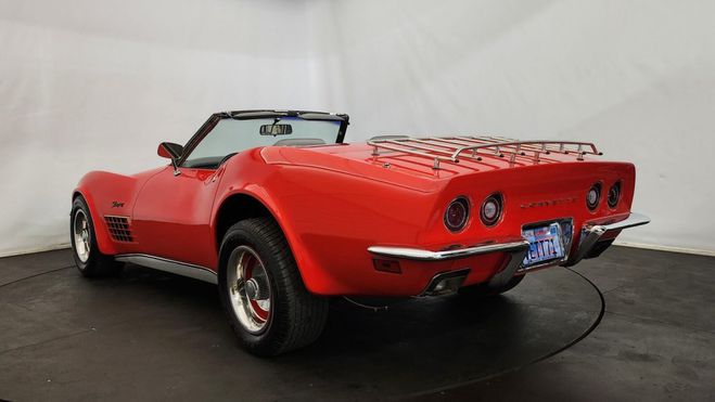 Chevrolet Corvette C3 cabriolet Rouge de 1971