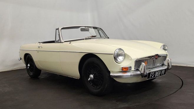 MG MGB B cabriolet MK1 Blanc de 1968