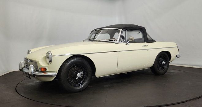MG MGB B cabriolet MK1 Blanc de 1968