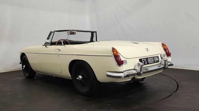 MG MGB B cabriolet MK1 Blanc de 1968