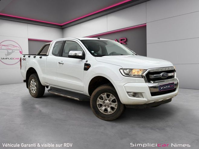 Ford Ranger SUPER CABINE 2.2 TDCi 160 SS 4X4 XLT SPO Blanc de 2018