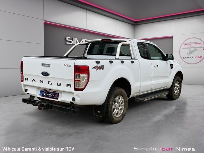 Ford Ranger SUPER CABINE 2.2 TDCi 160 SS 4X4 XLT SPO Blanc de 2018