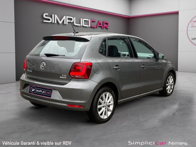 Volkswagen Polo 5 1.4 TDI 75 BlueMotion Lounge - Radar A Gris de 2015