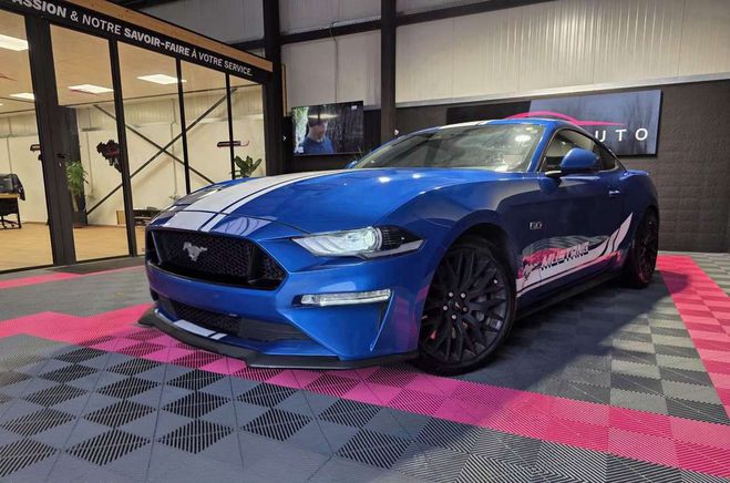 Ford Mustang 5.0 Ti-VCT V8 GT (EU6d) Bleu M�tallis� de 