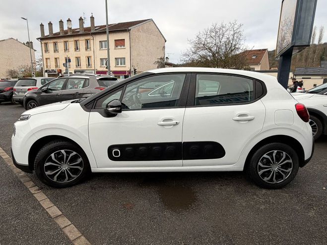 Citroen C3 BlueHDi 75 SetS 83g Live BLANC de 2017