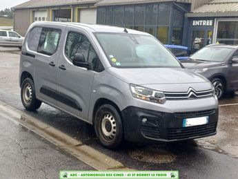  Voir d&eacute;tails -Citroen Berlingo Taille M 1000KG BLUEHDI 130 S&S WORKER E &agrave; Saint-Bonnet-le-Froid (43)