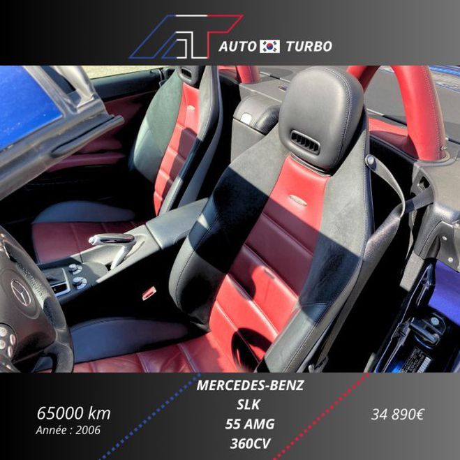 Mercedes Classe SLK CLASSE 55 AMG 7GTRO Bleu de 2006