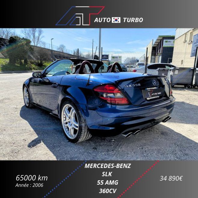 Mercedes Classe SLK CLASSE 55 AMG 7GTRO Bleu de 2006