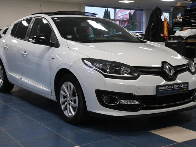 Renault Megane III BERLINE dCi 110 FAP Energy eco2 Limi Blanc de 2014