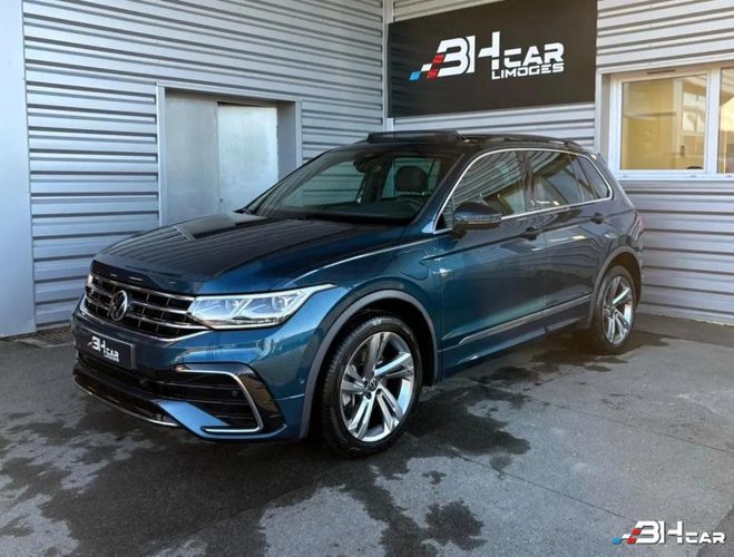 Volkswagen Tiguan 1.4 TSI 245 ch eHybrid R-Line TVA r�cup� Bleu de 2021