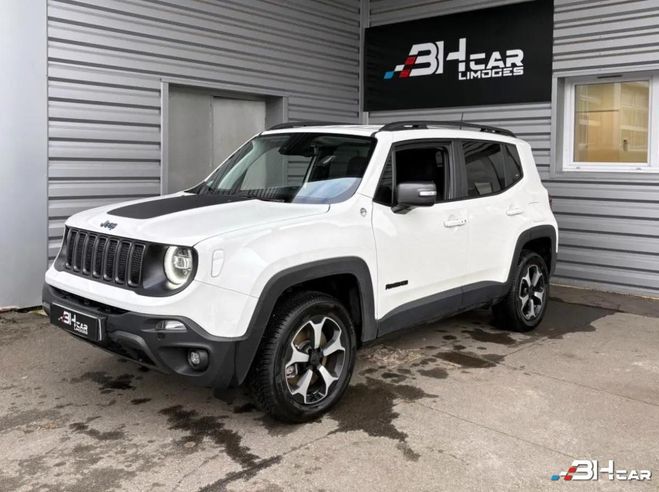 Jeep Renegade 1.3 T4 240 ch 4XE PHEV Trailhawk AWD Blanc de 2021