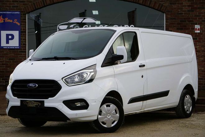 Ford Transit Custom 2.0 TDCI -TVA-BTW RECUP-3 PLACES- Blanc M�tallis� de 