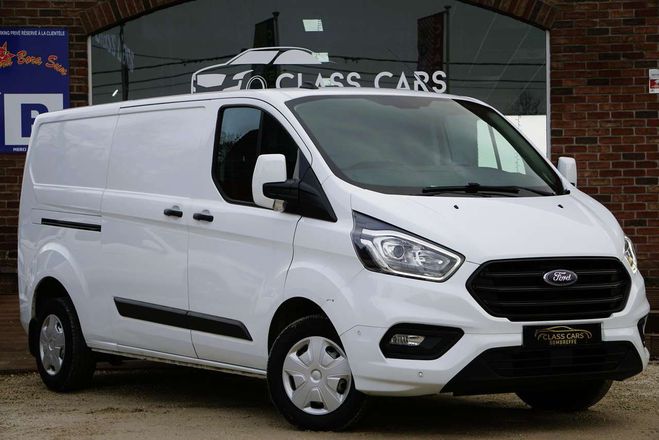 Ford Transit Custom 2.0 TDCI -TVA-BTW RECUP-3 PLACES- Blanc M�tallis� de 