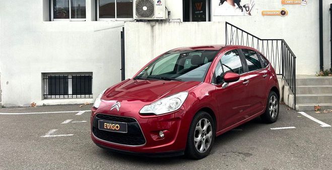 Citroen C3 1.6 hdi 90ch airdrem exclusive entretien Rouge de 2011