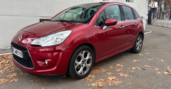 Citroen C3 1.6 hdi 90ch airdrem exclusive entretien Rouge de 2011