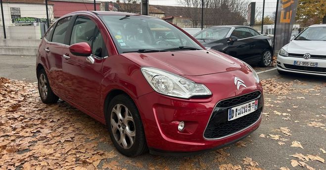 Citroen C3 1.6 hdi 90ch airdrem exclusive entretien Rouge de 2011