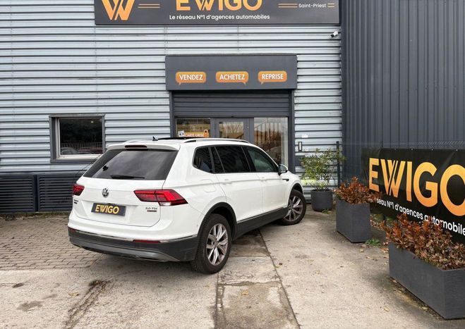 Volkswagen Tiguan allspace 2.0 tdi 150ch carat 4motion toi Blanc de 2018