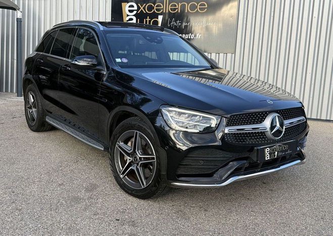 Mercedes GLC Classe 300 DE 194 122CH AMG LINE 4MATIC  Noir de 2020