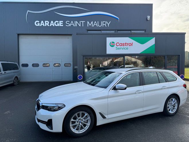 Cliquer pour voir la photo suivante BMW Serie 5 Touring 520da xDrive Lounge BVA8 Blanc de 2022