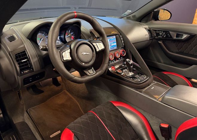 Jaguar F-Type v8 suralimente 495 s cabriolet carnet co Vert de 2013