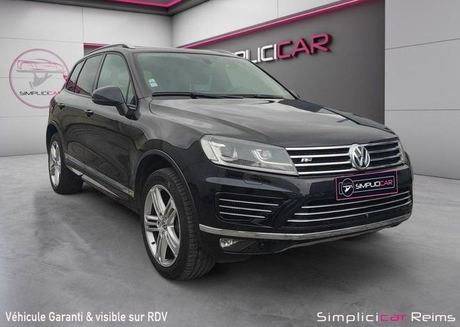 Volkswagen Touareg 3.0 V6 TDI 262 ch BMT Tiptronic 8 4Motio Noir de 2016