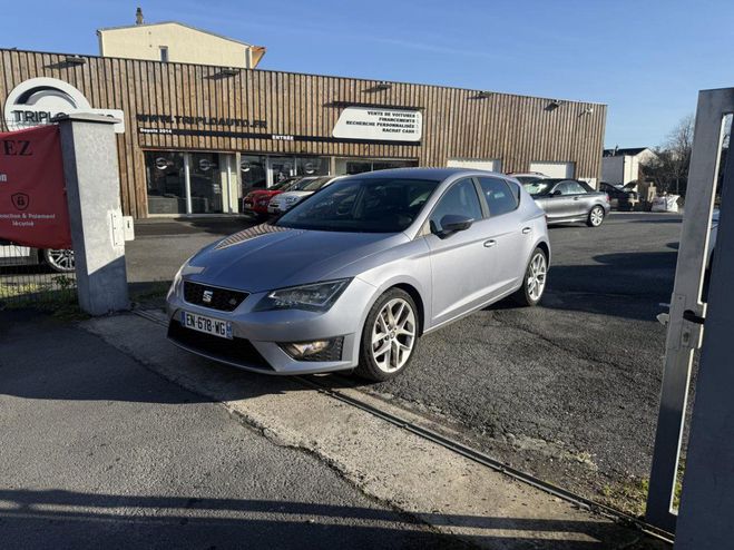Seat Leon 2.0 TDI CR - 150 S&S FR Gps + Clim Camer GRIS FONCE de 2017