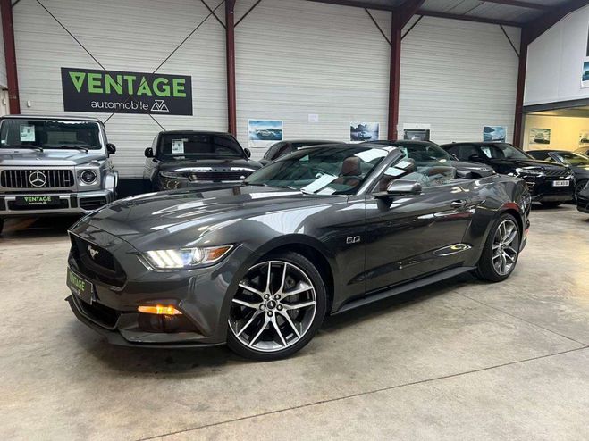 Ford Mustang Convertible V8 5.0 421 GT A Gris de 2016