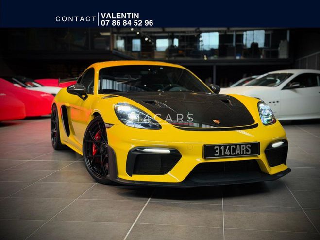 Cliquer pour voir la photo suivante Porsche 718 Cayman GT4 RS PACK WEISSACH 4.0 500 - PD JAUNE RACING de 2024