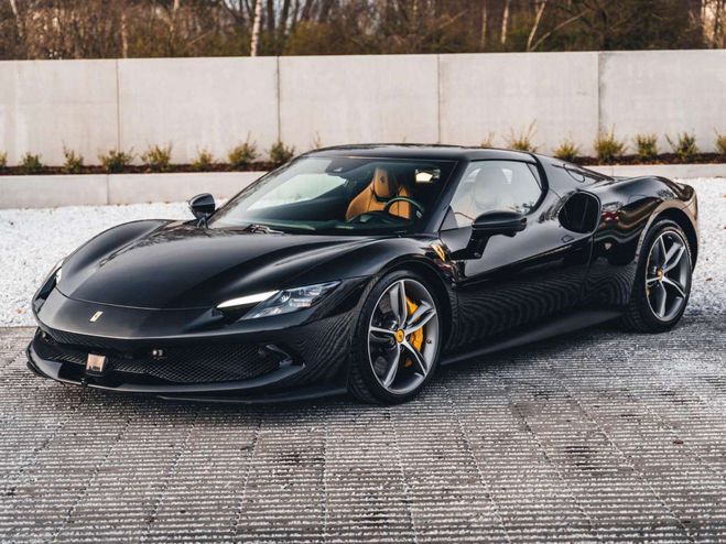 Ferrari 296 GTB NEW Nero Daytona P. Display Hea&Vent Sea Noir M�tallis� de 