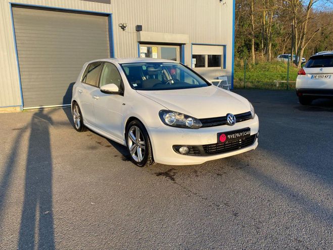 Volkswagen Golf 6 R-LINE VI 1.4 140ch TSI nombreuse fact BLANC de 2012