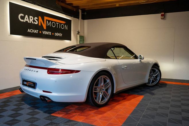 Porsche 911 type 991 Cabriolet Carrera 4S PDK - Hist BLANC de 2013