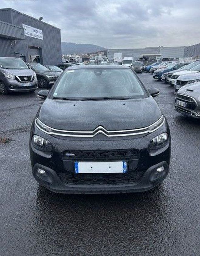 Citroen C3 PURETECH 82CH SHINE Noir de 2017
