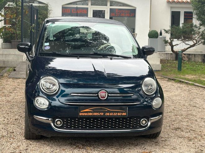 Fiat 500 SERIE 4 1.2 69 ch Club / 1�RE MAIN FRAN� Bleu de 2016
