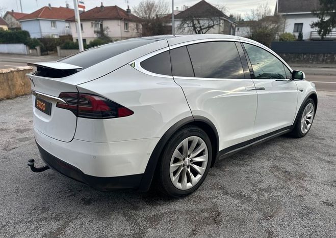 Tesla Model X model-x 90d electric 525ch 90kwh 4wd dua Blanc de 2016