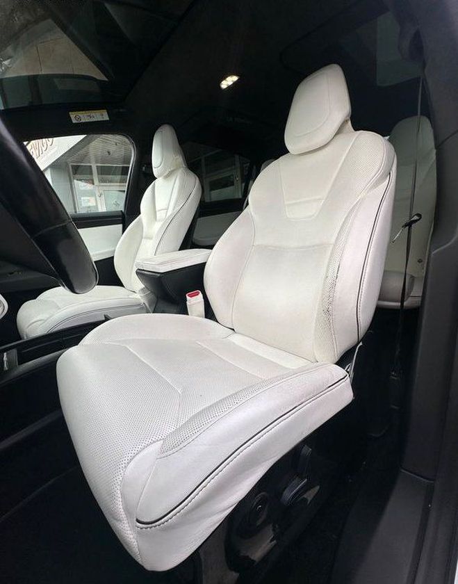 Tesla Model X model-x 90d electric 525ch 90kwh 4wd dua Blanc de 2016