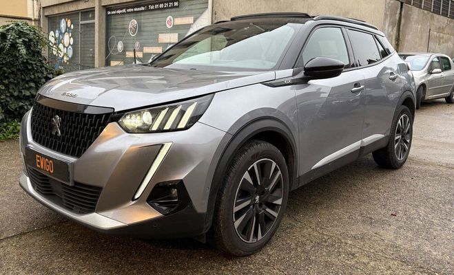 Peugeot 2008 gt pack eat8 130 ch toit ouvrant camera  Gris de 2022