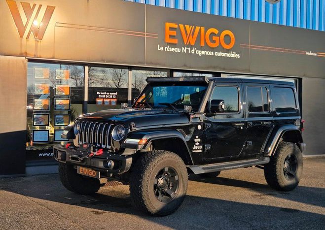 Jeep Wrangler 2.0 t 272 ch unlimited overland preparti Noir de 2019