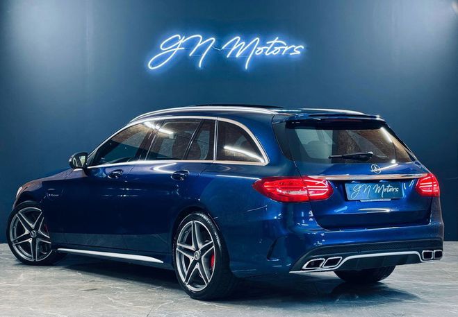 Mercedes Classe C iv sw 63 amg s bva7 c63 suivi complet ga Bleu de 2017