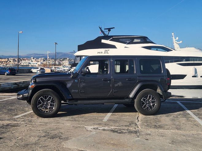 Jeep Wrangler IV UNLIMITED 4XE 2.0 L T 380 PHEV 4X4 BV GRIS FONCE de 2021