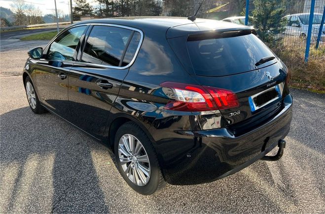 Peugeot 308 hdi 130 chv allure Noir de 2020