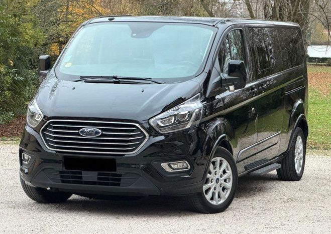 Ford Custom transit 2,0tdci 170cv extra longue 8 pla Noir de 2018