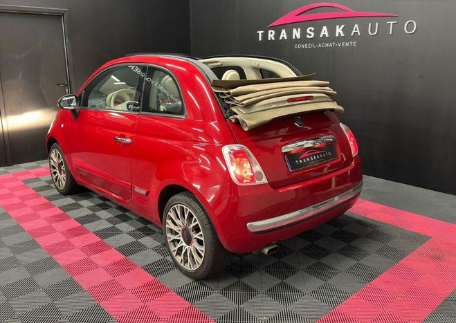 Fiat 500 C 1.2 8V 69 ch Lounge R�VISION � JOUR CO Rouge de 2013