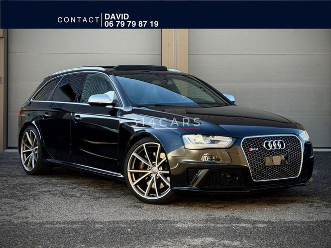 Cliquer pour voir la photo suivante Audi RS4 AVANT Quattro 4.2 V8 FSI 450 FACELIFT NOIR de 2014