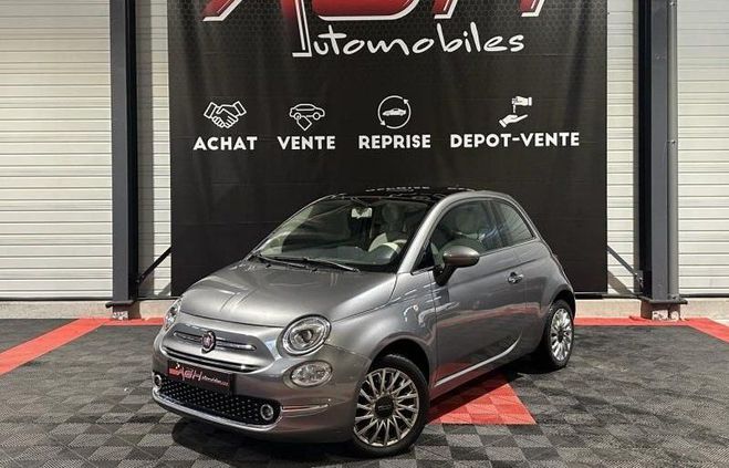 Fiat 500 1.2 8v 69ch Popstar Gris de 2017
