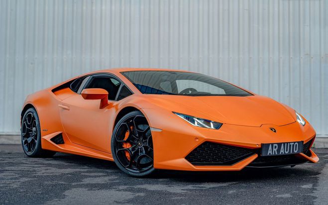 Lamborghini Huracan LP610-4 5.2 V10 610 CH Lift PPF satin co Orange de 2016